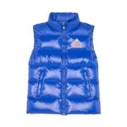 Mouwloos vest met hoge hals en rits Pyrenex , Blue , Heren