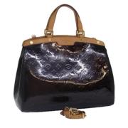 Pre-owned Leather handbags Louis Vuitton Vintage , Black , Dames