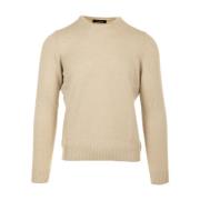 Beige Sweater Paricollo Gran Sasso , Beige , Heren