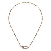 Link to Love ketting in roze en witgoud Gucci , Yellow , Dames