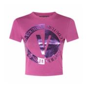 T-shirts en Polos Versace Jeans Couture , Purple , Dames