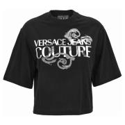 T-shirts en Polos Versace Jeans Couture , Black , Dames