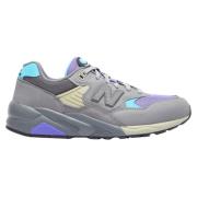 Leren Paneel Lage Sneakers New Balance , Gray , Heren