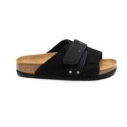 Zwarte Casual Sandalen met Verstelbare Sluiting Birkenstock , Black , ...