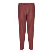 Bruine Wollen Blend Broek Aw23 C.p. Company , Brown , Heren