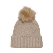 Kate Pom Pom Hoed Vrouw Only , Brown , Dames