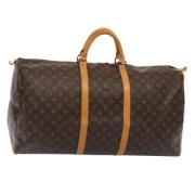 Pre-owned Canvas handbags Louis Vuitton Vintage , Brown , Dames