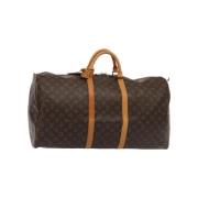 Pre-owned Canvas handbags Louis Vuitton Vintage , Brown , Dames