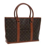 Pre-owned Canvas louis-vuitton-bags Louis Vuitton Vintage , Brown , Da...