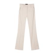 Stijlvolle Wijde Broeken Seventy , Beige , Dames