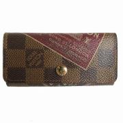 Pre-owned Fabric key-holders Louis Vuitton Vintage , Brown , Dames