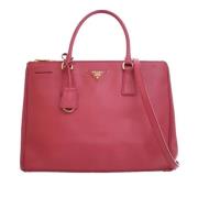 Pre-owned Leather prada-bags Prada Vintage , Pink , Dames