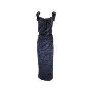 Pre-owned Velvet dresses Jacquemus Pre-owned , Blue , Dames