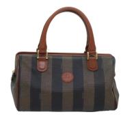 Pre-owned Canvas handbags Fendi Vintage , Brown , Dames