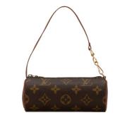 Pre-owned Canvas handbags Louis Vuitton Vintage , Brown , Dames