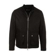 Zwarte Jassen Lutron Harrington Barbour , Black , Heren