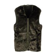 Warme Vest Rits Jassen Barbour , Green , Heren