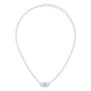 Handelsmerk ketting met ovaal label in sterling zilver_40-45cm label 2...