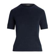 Jamyzah Korte Mouwen Pullover Ralph Lauren , Blue , Dames