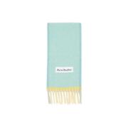 Lichtblauwe Wol Mohair Sjaal Acne Studios , Blue , Dames