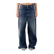 Blauwe Denim Jeans Acne Studios , Blue , Dames