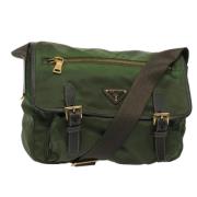 Pre-owned Nylon prada-bags Prada Vintage , Green , Dames