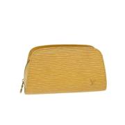 Pre-owned Leather louis-vuitton-bags Louis Vuitton Vintage , Yellow , ...