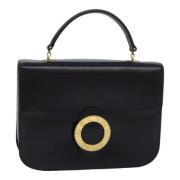 Pre-owned Leather handbags Celine Vintage , Black , Dames