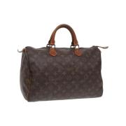 Pre-owned Canvas handbags Louis Vuitton Vintage , Brown , Dames