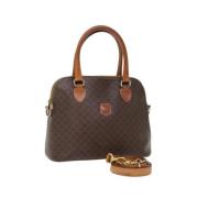 Pre-owned Canvas handbags Celine Vintage , Brown , Dames