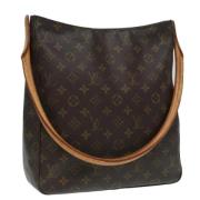 Pre-owned Canvas louis-vuitton-bags Louis Vuitton Vintage , Brown , Da...