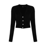 Stijlvolle Gebreide Top Pinko , Black , Dames