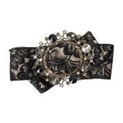 Kristal Versierde Handgemaakte Broche Haarspeld Dolce & Gabbana , Blac...