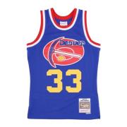 NBA Basketbal Tanktop Thompson 1975-76 Mitchell & Ness , Blue , Heren