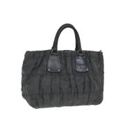 Pre-owned Nylon handbags Prada Vintage , Gray , Dames