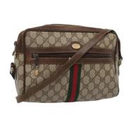 Pre-owned Leather gucci-bags Gucci Vintage , Beige , Dames