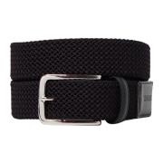 Elastische riem met Mm35 stijl Hogan , Black , Heren