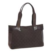 Pre-owned Canvas gucci-bags Gucci Vintage , Brown , Dames