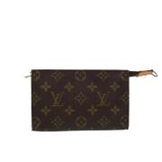 Pre-owned Canvas pouches Louis Vuitton Vintage , Brown , Dames