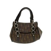 Pre-owned Canvas handbags Dior Vintage , Brown , Dames