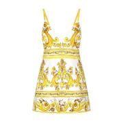 Elegante Zwarte Jurk voor Vrouwen Dolce & Gabbana , Multicolor , Dames