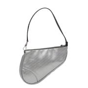 Pre-owned Canvas shoulder-bags Dior Vintage , Gray , Dames