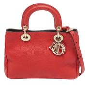 Pre-owned Leather totes Dior Vintage , Red , Dames