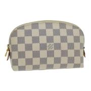 Pre-owned Canvas pouches Louis Vuitton Vintage , Beige , Dames