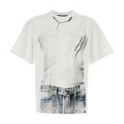 Trompe l'Oeil T-shirt Y/Project , White , Heren