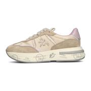 Beige Sneaker Cassie met Uniek Ontwerp Premiata , Beige , Dames