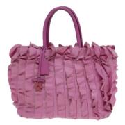 Pre-owned Nylon handbags Prada Vintage , Pink , Dames