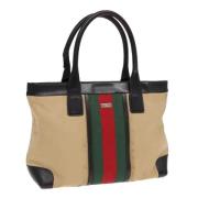 Pre-owned Canvas gucci-bags Gucci Vintage , Brown , Dames