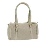 Pre-owned Canvas gucci-bags Gucci Vintage , White , Dames