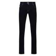 Slim Fit Donkerblauwe Bard Jeans Jacob Cohën , Blue , Heren